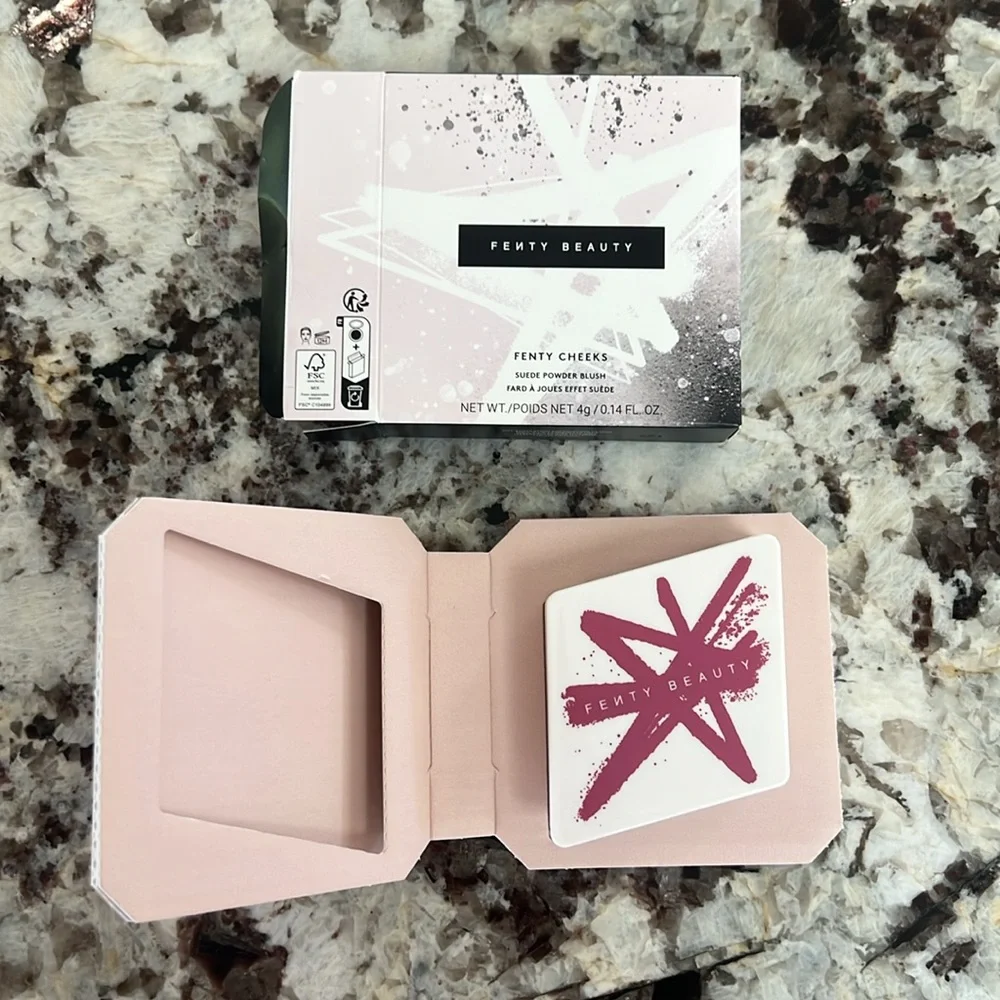 Fenty Beauty Fenty Cheeks Suede Powder Blush Summertime Wine